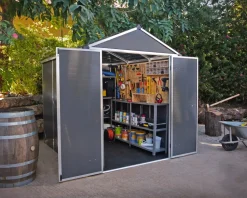 PALRAM Canopia Rubicon Gerätehaus, anthrazit  229x185x217 in cm Outlet