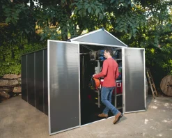 PALRAM Canopia Rubicon Gerätehaus, anthrazit 378x185x217 in cm Outlet