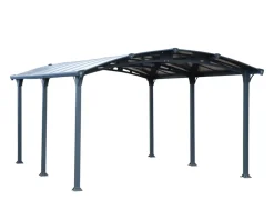 PALRAM Canopia Tucson Aluminium-Pavillon 3,6 x 5 m grau Hot