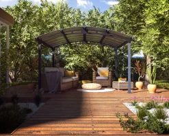 PALRAM Canopia Tucson Aluminium-Pavillon 3,6 x 4,4 m grau New