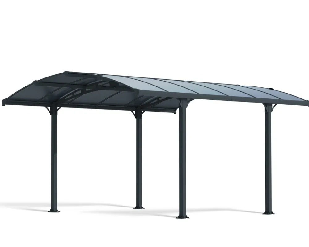 PALRAM Canopia Tucson Aluminium-Pavillon 3,6 x 4,4 m grau New