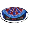 Elektronik Dartboard Flash-401, mit Adapter, 2-Loch Abstand ^ Carromco Best