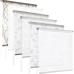 casa pura Mini Fashion Rollo | Deluxe Stripe Anthrazit Calligraphy Best