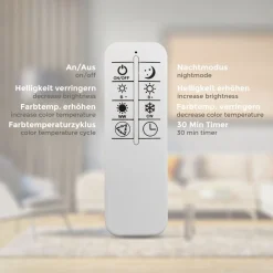 CCT LED Wand- und Deckenleuchte,chrom-alu, LED/40W ^ B.K.Licht Online