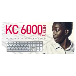 KC 6000 SLIM Tastatur silber ^ Cherry Online