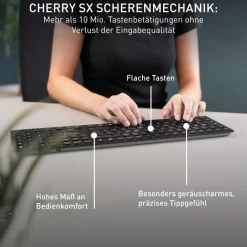 TAS KW 9100 SLIM Wirele ^ Cherry Clearance