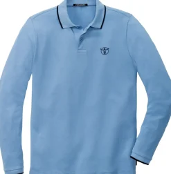Chiemsee Herren Langarpolo Bauwolle marine Online