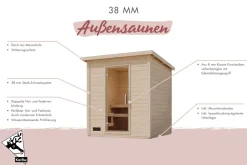 Saunahaus Kaapi 3 verschiedene Ausführungen ^ Chillroi Sale