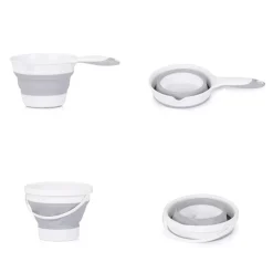 Babybadewanne Spa faltbar, Eimer, Spülbecher, integriertesThermometer ^ Chipolino Clearance