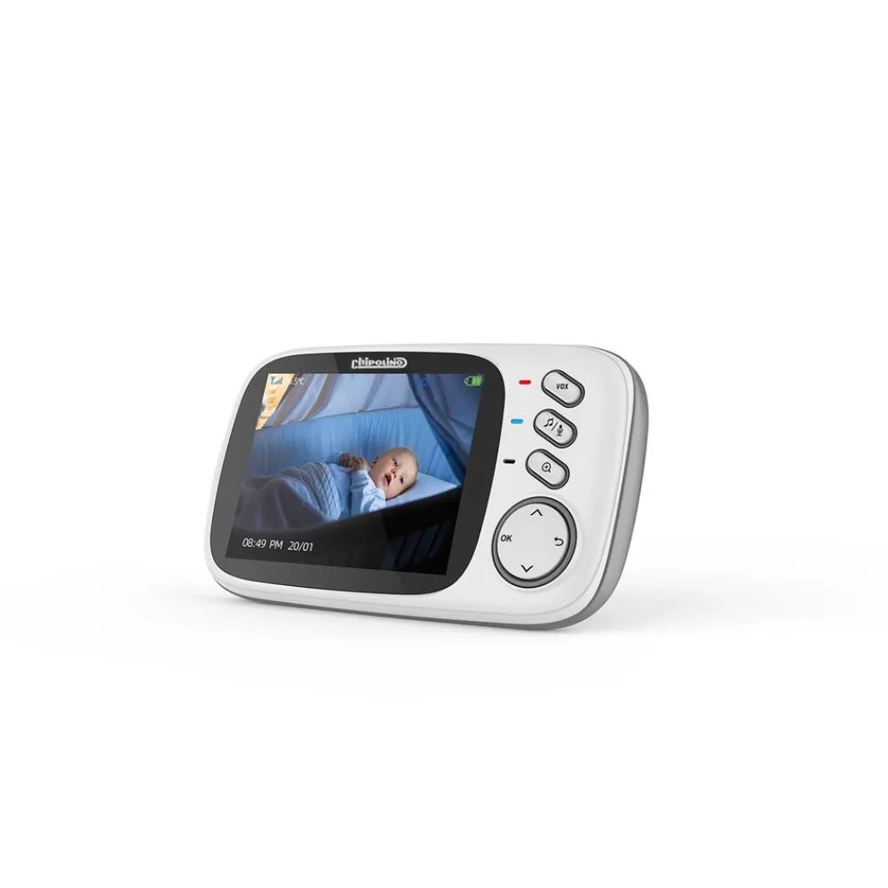 Babyphone Polaris+ Kamera 3,2" IPS LCD Display Temperatursensor Alarm ^ Chipolino Sale