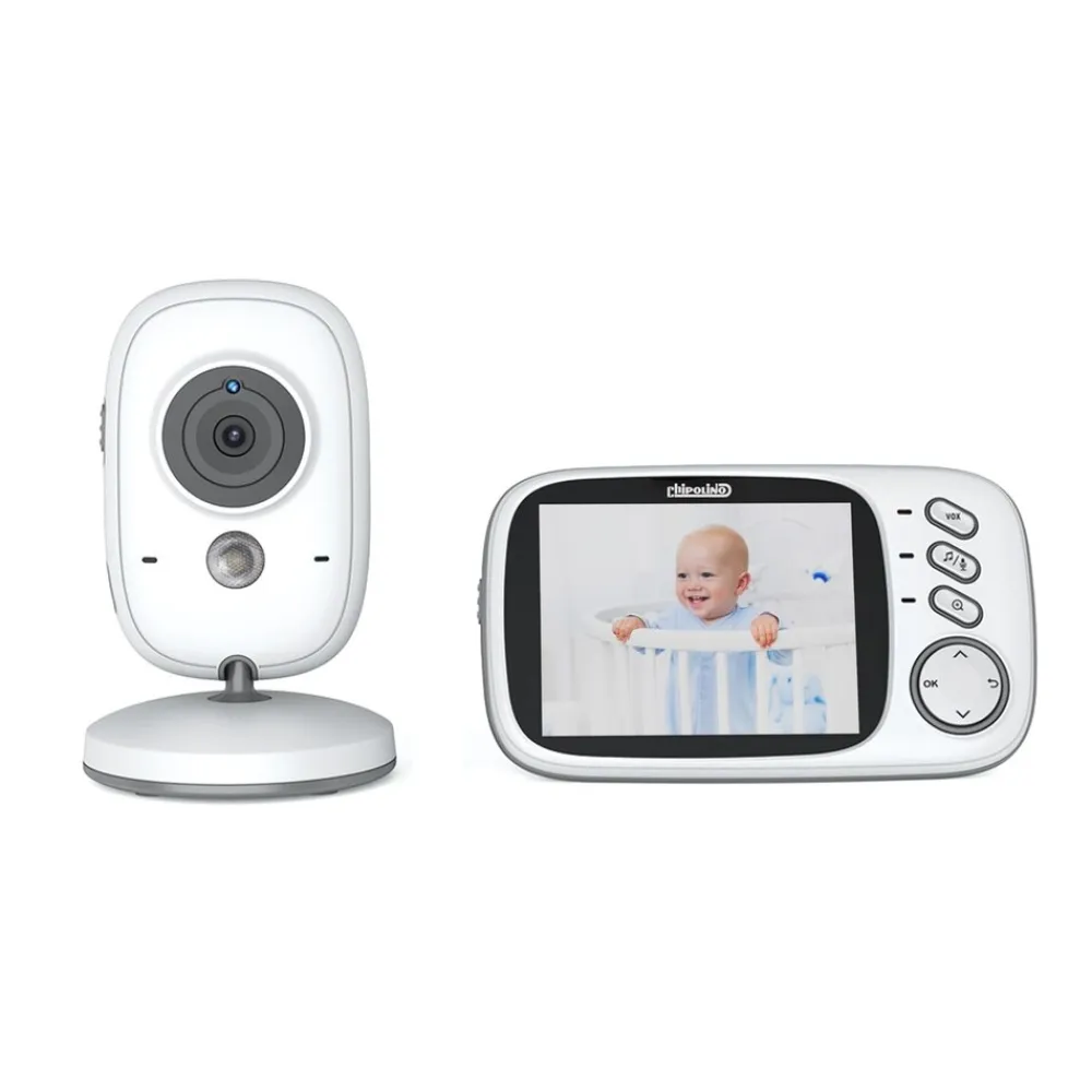 Babyphone Polaris+ Kamera 3,2" IPS LCD Display Temperatursensor Alarm ^ Chipolino Sale