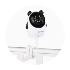 Chipolino Babyphone Titan Kamera 7 Zoll LED-Leuchten Schlafmodus Bildzoom VOX weiß Hot
