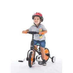 Dreirad, Laufrad 2 in 1, Max Bike, 10 Zoll Räder, Pedale, Stützräder ^ Chipolino Online