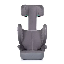 Chipolino Kindersitz Cyber i-Size (100-150cm) Sitzerhöhung, höhenverstellbar grau