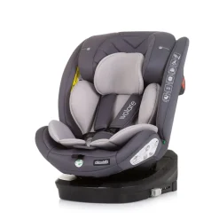 Chipolino Kindersitz Volare i-Size (40-150cm) Isofix, drehbar, SPS, Top Tether grau Best