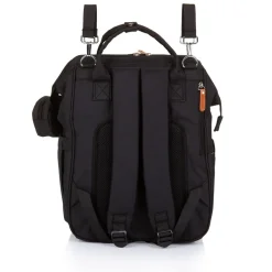 Chipolino Wickeltasche, Kinderwagen Rucksack Reißverschluss Schnullertasche schwarz New