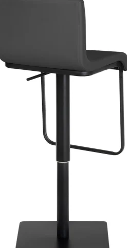 2er Set Barhocker mit Lehne Limon, Barstühle mit Kunstlederbezügen höhenverstellbar drehbar, Tresenstühle bis 240 kg belastbar ^ CLP Discount