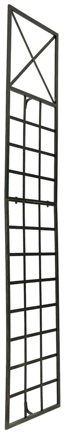 CLP 2er Set Rankgitter Trigo Zur Wandbefestigung I Rankhilfe Für Die Wand I Rankzaun Aus Lackiertem Metall antik braun Discount
