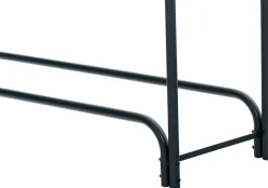 CLP Kaminholzständer Wilster I Robuster Kaminholzständer Aus Metall I Holzlager Im Industrial Look I Stapelhilfe Für Brennholz anthrazit Outlet