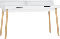 Schreibtisch Eaton I Bürotisch mit 2 Schubladen und großer Arbeitsfläche I Moderner Holztisch ^ CLP Online