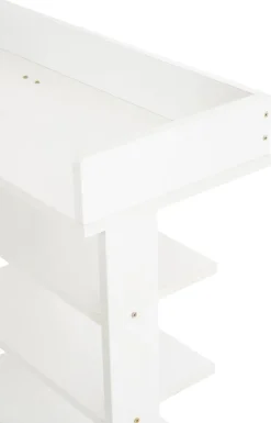 Schuhregal Kristina Mit Vielen Ablageflächen I Dekorativer Schuhschrank I Schuhständer Aus MDF ^ CLP Sale