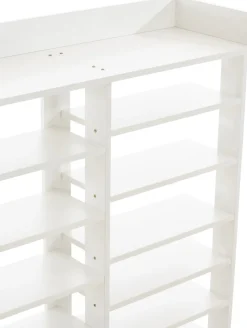 Schuhregal Kristina Mit Vielen Ablageflächen I Dekorativer Schuhschrank I Schuhständer Aus MDF ^ CLP Sale