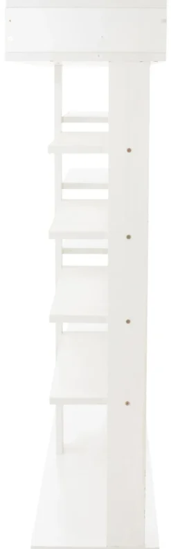 Schuhregal Kristina Mit Vielen Ablageflächen I Dekorativer Schuhschrank I Schuhständer Aus MDF ^ CLP Sale