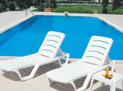 Sonnenliege Bahama I Stapelbare Gartenliege Aus Wetterfestem Kunststoff ^ CLP Hot