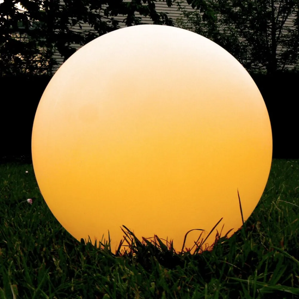 Ø 30cm LED Solarlampe Solarleuchte IP54 mit Farbwechsel, Lichtsensor, Erdspieß ^ @tec Sale