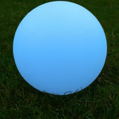 Ø 30cm LED Solarlampe Solarleuchte IP54 mit Farbwechsel, Lichtsensor, Erdspieß ^ @tec Sale