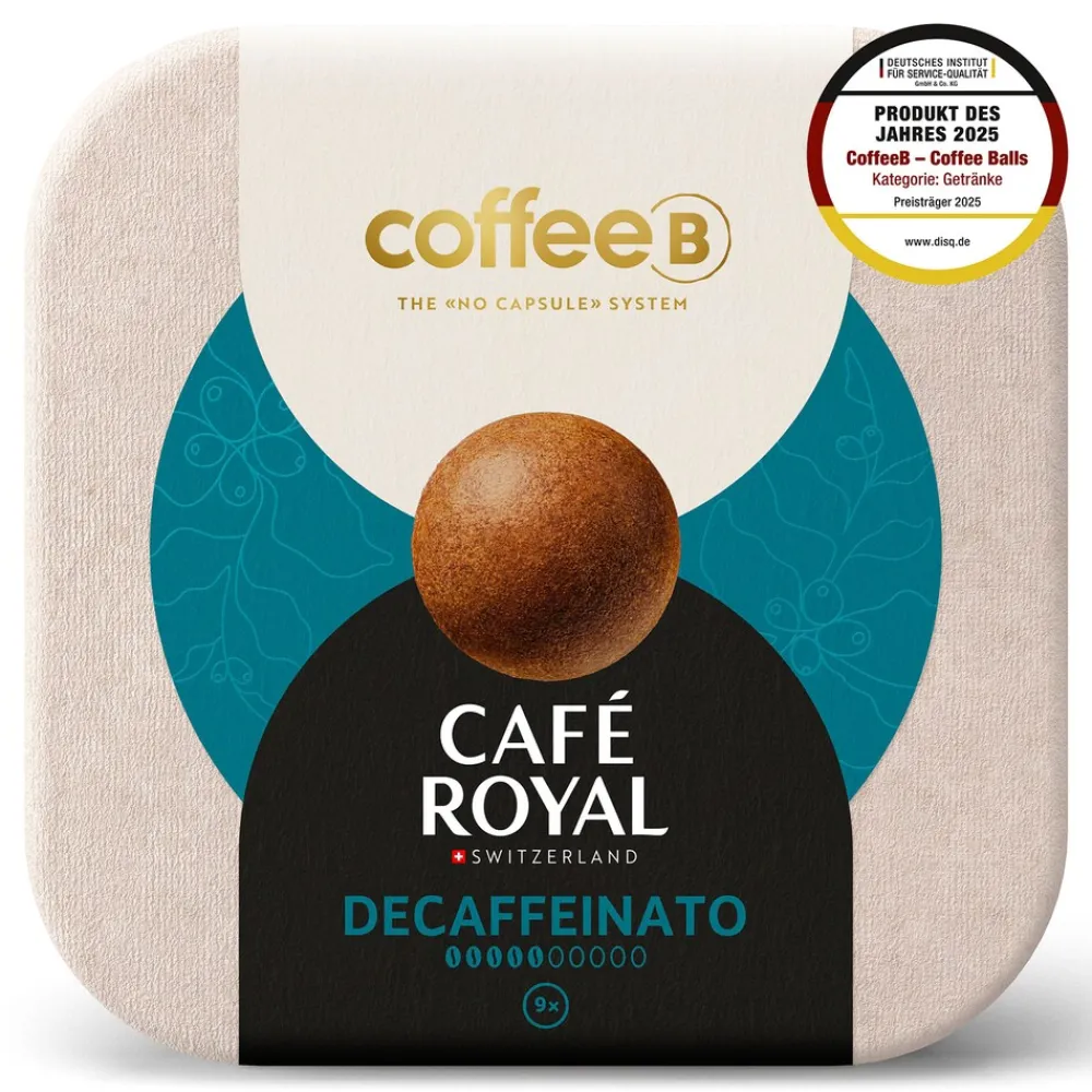 by Café Royal Decaffeinato 9 Coffee Balls, 51 g ^ CoffeeB New