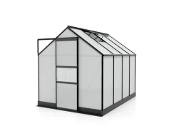 Comfort Edition Apollo 5000 HKP6mm, schwarz inkl. automatischem Fensteröffner, Alutisch und Tropfschlauch für Hoch- und Frühbeete ^ Vitavia Discount
