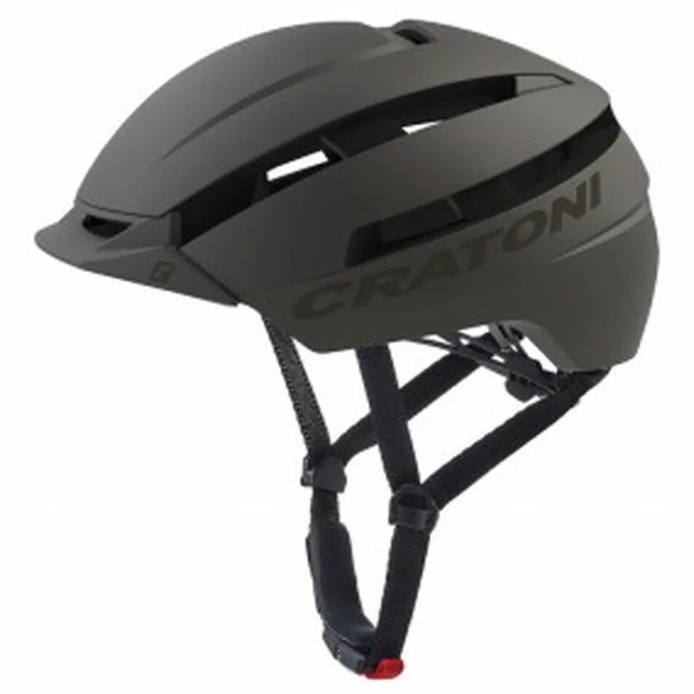 Cratoni Fahrradhelm schwarz matt New