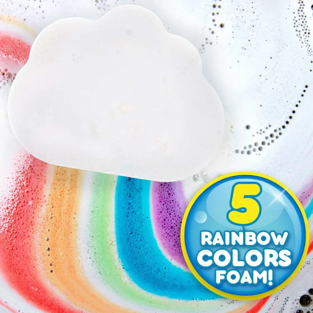Craze 44155 - INKEE Foamy Rainbow - Regenbogen Badekugel mit Erdbeerduft Badebombe Badewanne New