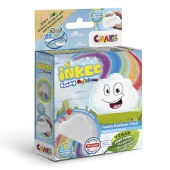 Craze 44155 - INKEE Foamy Rainbow - Regenbogen Badekugel mit Erdbeerduft Badebombe Badewanne New