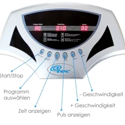 Crazy Fit Massage Fitness Vibrationsplatte inkl. Bänder ^ @tec Clearance