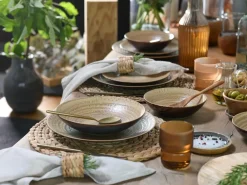 CreaTable - 24856 Neapel Sand, Tellerset 16-tlg Best