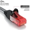 CSL Cat 6 Flachband LAN Kabel - mehrfach geschirmt - UTP Gigabit - 1000 Mbit/s - Patchkabel Flachkabel - Netzwerkkabel - 20m Hot