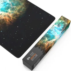 CSL Gaming Mauspad, XXL Schreibtischunterlage 900 x 400mm, Präzision & Geschwindigkeit, Galaxie Best