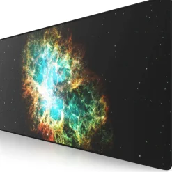 CSL Gaming Mauspad, XXL Schreibtischunterlage 900 x 400mm, Präzision & Geschwindigkeit, Galaxie Best