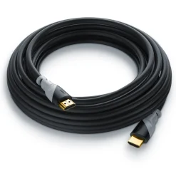 CSL HDMI-Kabel 2.0b, 4K UHD, Full HD, 3D, 3-fach geschirmt, High Speed mit Ethernet, HDMI Typ A  - 12,5m Best