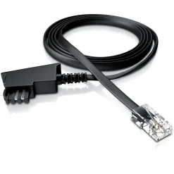 - Internet Kabel Routerkabel - TAE-F Stecker auf RJ45 Stecker - 0,5m - Internetkabel - Router an die Telefondose, TAE - schwarz ^ CSL Outlet