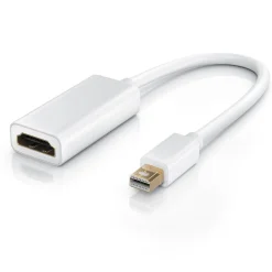 CSL Mini DisplayPort zu HDMI Adapter, Full HD MiniDP zu HDMI Buchse Konverter / Adapterkabel - 0,15m Discount