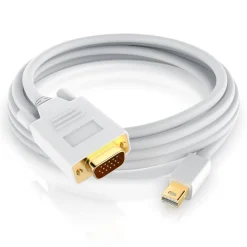 Mini Displayport zu VGA Audio- & Video Kabel, miniDP Monitor Adapter / Thunderbolt 1 & 2 kompatibel - 5m ^ CSL Clearance