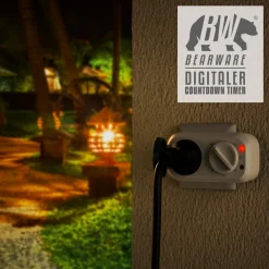 Outdoor Countdown Timer mit Dämmerungsschalter - Zeitschaltuhr mit Schutzkappe ^ CSL Outlet