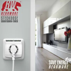 CSL Steckdosentimer / Countdowntimer einfache Bedienung - max. 240 V / 3840 W Clearance