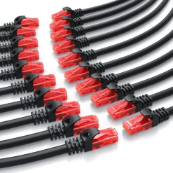 20x Cat 6 Gigabit Ethernet LAN Kabel - mehrfach geschirmt - UTP Gigabit - 1000 Mbit/s - Patchkabel - Netzwerkkabel - 0,5m ^ CSL Clearance