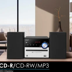 HiFi Musikanlage m. Boxen Stereoanlage USB CD/MP3 FM-Radio ^ Cyberlux Online