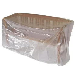 DEGAMO Abdeckhaube Bank 3-sitzer 163cm, PE transparent Best