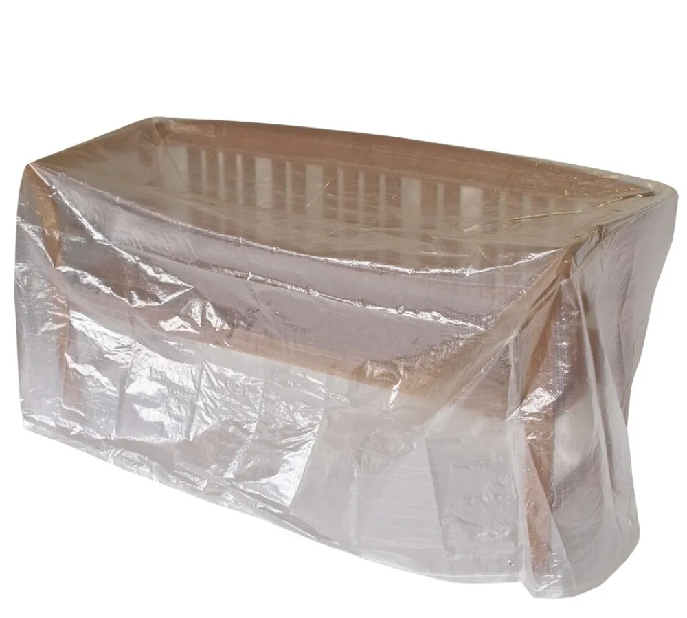 DEGAMO Abdeckhaube Bank 3-sitzer 163cm, PE transparent Best